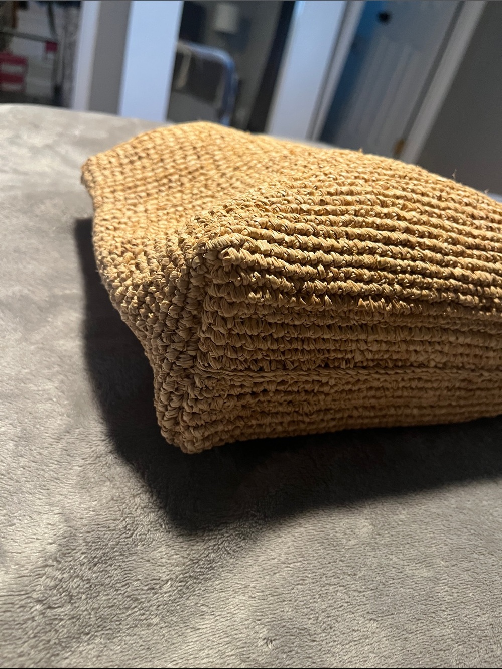 Jcrew Hand-knotted Raffia Rectangular Clutch - Picture 3 of 6